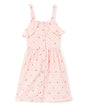 Girl Butterfly Dress - Girls Dresses Fabric - Pink, Blue, Mint, Button Front (1 Piece)