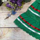 Traditional Mexican Cinco De Mayo Fiesta Dress - Green X, Girls Dress, Sizes 2-14 (1 Piece)