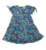 Girl Denim Dress 100 Percent Cotton Fabric - Polka Dots, Chambray, Leaf, Diamond, Floral, Colorful Pattern, Sizes 2-8 (1 Piece)