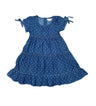 Girl Denim Dress 100 Percent Cotton Fabric - Polka Dots, Chambray, Leaf, Diamond, Floral, Colorful Pattern, Sizes 2-8 (1 Piece)