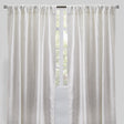 Bailey Curtain Panels Polyester Fabric - Embroidered Geometric Pattern, Beige, 54" X 96", Rod Pocket (Sold By The Pair)