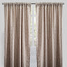 Bailey Curtain Panels Polyester Fabric - Embroidered Geometric Pattern, Beige, 54" X 96", Rod Pocket (Sold By The Pair)