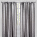 Bailey Curtain Panels Polyester Fabric - Embroidered Geometric Pattern, Beige, 54" X 96", Rod Pocket (Sold By The Pair)