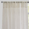 Balia Polyester Sheer Curtain Fabric - Ivory Net-Like Sequins, 54" X 96" Rod Pocket (2 Panels)