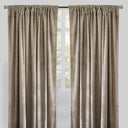 Calypso Velvet Fabric - Solid Pewter, 54" X 84" (2 Panels)