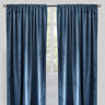 Calypso Velvet Fabric - Solid Pewter, 54" X 84" (2 Panels)