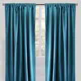 Calypso Velvet Fabric - Solid Pewter, 54" X 84" (2 Panels)