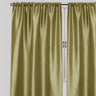 Caprice Faux Silk Fabric - Solid Kiwi, 54" X 96" Width (1 Pair)