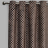 Central Geometric Cut Velvet Fabric - Moroccan Lattice Pattern, 54" X 96" (Sold By The Pair)