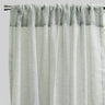 Champion Polyester Sheer Curtain Fabric - Metallic Linen Look, Transparent, 54" X 96", Rod Pocket, Set Of 2 (1 Pair)