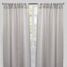 Champion Polyester Sheer Curtain Fabric - Metallic Linen Look, Transparent, 54" X 96", Rod Pocket, Set Of 2 (1 Pair)