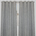 Colony Curtain Panels Polyester Fabric - Solid Linen Look Blackout, 50" X 84", Grommet, Latte, Gray, Teal, Sky (2 Panels)