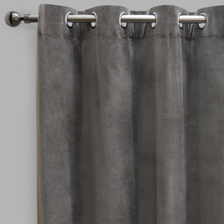 Frank Curtain Panels Polyester Fabric - Heavy Weight Textured Velvet, Room Darkening, 54" X 108" (Sold By The Pair)