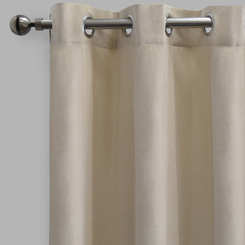 Frank Curtain Panels Polyester Fabric - Heavy Weight Textured Velvet, Room Darkening, 54" X 108" (Sold By The Pair)