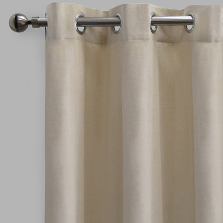Frank Curtain Panels Polyester Fabric - Heavy Weight Textured Velvet, Room Darkening, 54" X 108" (Sold By The Pair)
