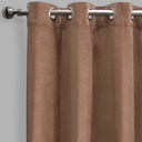 Frank Curtain Panels Polyester Fabric - Heavy Weight Textured Velvet, Room Darkening, 54" X 108" (Sold By The Pair)