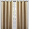 Halsey Polyester Fabric - Solid Textured Linen Look, 54" X 96" (Set Of 2)