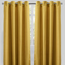 Halsey Polyester Fabric - Solid Textured Linen Look, 54" X 96" (Set Of 2)