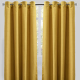 Halsey Polyester Fabric - Solid Textured Linen Look, 54" X 96" (Set Of 2)