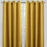 Halsey Polyester Fabric - Solid Textured Linen Look, 54" X 96" (Set Of 2)
