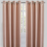 Halsey Polyester Fabric - Solid Textured Linen Look, 54" X 96" (Set Of 2)