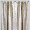 Katherine Traditional Jacquard Polyester Fabric - Textured Damask Faux Silk, Room Darkening, 54" X 96", Rod Pocket - Back Tab (1 Pair)
