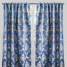 Katherine Traditional Jacquard Polyester Fabric - Textured Damask Faux Silk, Room Darkening, 54" X 96", Rod Pocket - Back Tab (1 Pair)