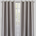 Logic Polyester Fabric - Solid Textured Linen Look, Room Darkening, 54" X 84" (Sold By The Pair)