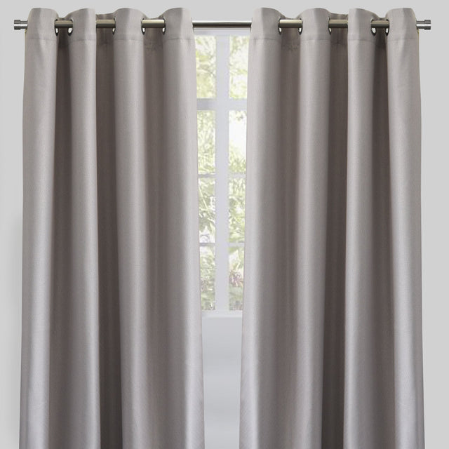 Logic Polyester Fabric - Solid Textured Linen Look, Room Darkening, 54" X 84" (Sold By The Pair)