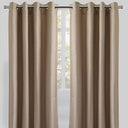 Logic Polyester Fabric - Solid Textured Linen Look, Room Darkening, 54" X 84" (Sold By The Pair)