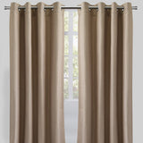 Logic Polyester Fabric - Solid Textured Linen Look, Room Darkening, 54" X 84" (Sold By The Pair)