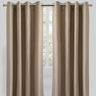 Logic Polyester Fabric - Solid Textured Linen Look, Room Darkening, 54" X 84" (Sold By The Pair)