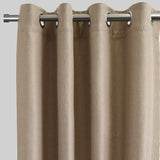 Logic Polyester Fabric - Solid Textured Linen Look, Room Darkening, 54" X 84" (Sold By The Pair)