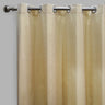 Lounge Curtain Panels Cotton-Blend Fabric - Espresso Solid Shiny, 54" X 108" Height, Grommet (1 Pair)