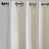Lounge Curtain Panels Cotton-Blend Fabric - Espresso Solid Shiny, 54" X 108" Height, Grommet (1 Pair)