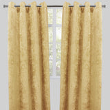 Luther Woven Chenille Fabric - Textured Room Darkening Curtain Panels, 54" X 96", Grommet, Sold By The Pair (2)