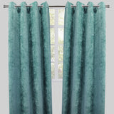Luther Woven Chenille Fabric - Textured Room Darkening Curtain Panels, 54" X 96", Grommet, Sold By The Pair (2)