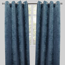 Luther Woven Chenille Fabric - Textured Room Darkening Curtain Panels, 54" X 96", Grommet, Sold By The Pair (2)