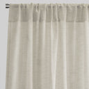 Morocco Polyester Fabric - Solid Textured Metallic Sheer, White/Ivory/Silver, 54" X 84" Or 54" X 96" (Set Of 2)