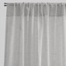 Morocco Polyester Fabric - Solid Textured Metallic Sheer, White/Ivory/Silver, 54" X 84" Or 54" X 96" (Set Of 2)
