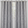 Mundial Polyester Fabric - Charcoal Geometric Print, 54" X 96" (Set Of 2)