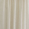 Polak Sheer Sequins With Dots Polyester Fabric - Ivory, Natural, 118" Width (1 Yard)
