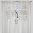 Polak Sheer Polyester Fabric - Sequins, Ivory, 54X84, 54X96, Rod Pocket (Set Of 2)