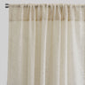 Polak Sheer Polyester Fabric - Sequins, Ivory, 54X84, 54X96, Rod Pocket (Set Of 2)