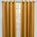 Raider Linen Blend Curtain Fabric - Solid Textured Chevron Pattern, Spa, 54" X 96" (2 Panels)