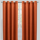Raider Linen Blend Curtain Fabric - Solid Textured Chevron Pattern, Spa, 54" X 96" (2 Panels)