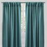 Reno Linen Look Polyester Fabric - Solid Textured Sky, 54" X 96", Rod Pocket (2 Panels)