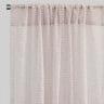 Revenue Curtain Panels Polyester Fabric - Horizontal Striped Embroidered Sheer, 54" Width X 96" Height, Rod Pocket (2 Panels)