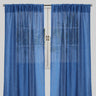 Ronan Curtain Panels Polyester Fabric - Solid Textured Linen Look Sheer, 54" Width X 84" Height, Rod Pocket (1 Pair)
