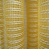 Ruby Polyester Fabric - Striped Shiny Sheer, 54" Width X 96" Height, Rod Pocket (2 Panels)